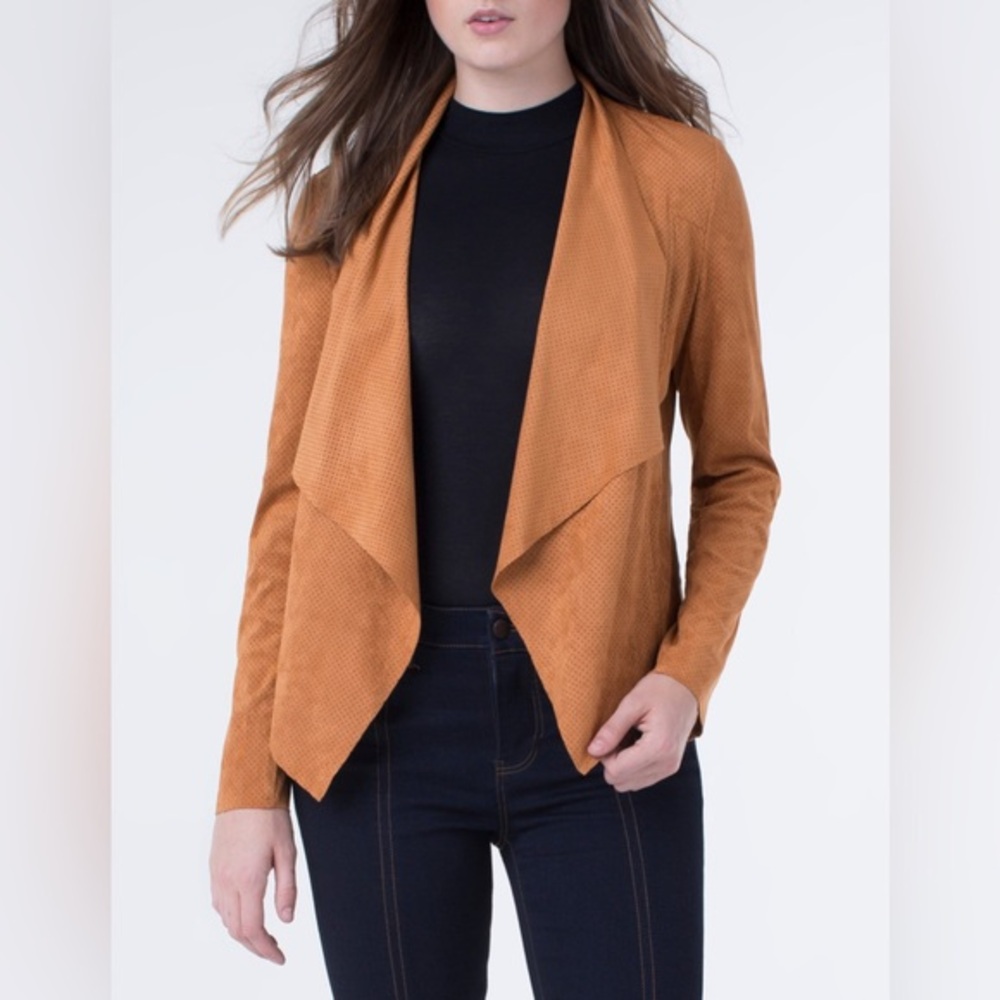 Liverpool Draped Suede Jacket XS